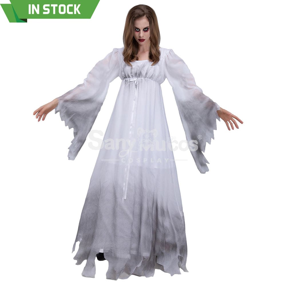 【In Stock】Halloween Cosplay White Ghost Costume Costumes