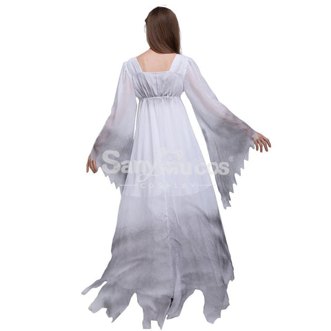 【In Stock】Halloween Cosplay White Ghost Costume Costumes