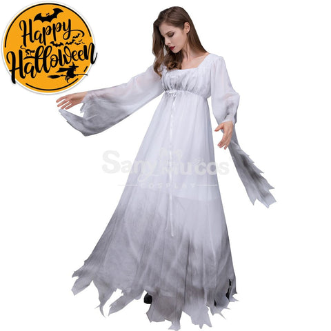 【In Stock】Halloween Cosplay White Ghost Costume Costumes