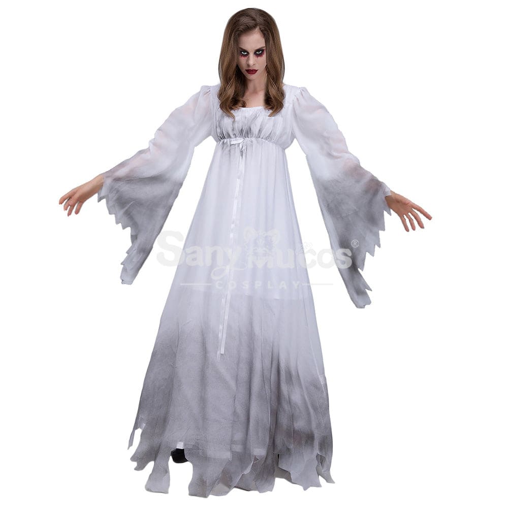 【In Stock】Halloween Cosplay White Ghost Costume Costumes