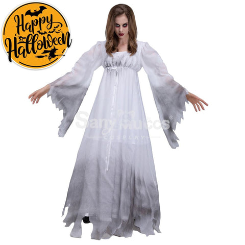 【In Stock】Halloween Cosplay White Ghost Costume Costumes