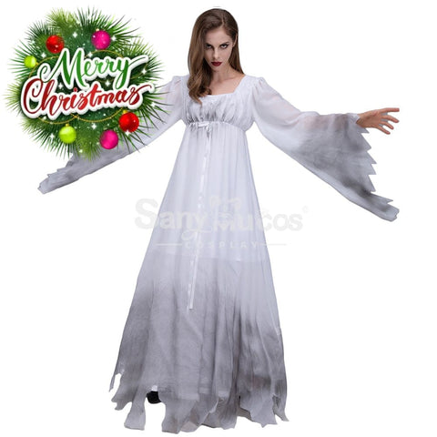 【In Stock】Halloween Cosplay White Ghost Costume Costumes