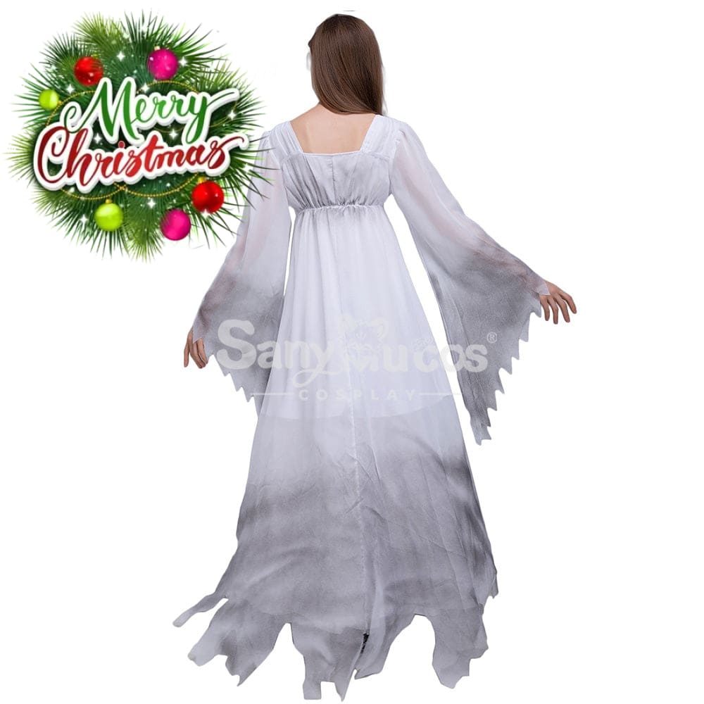 【In Stock】Halloween Cosplay White Ghost Costume Costumes