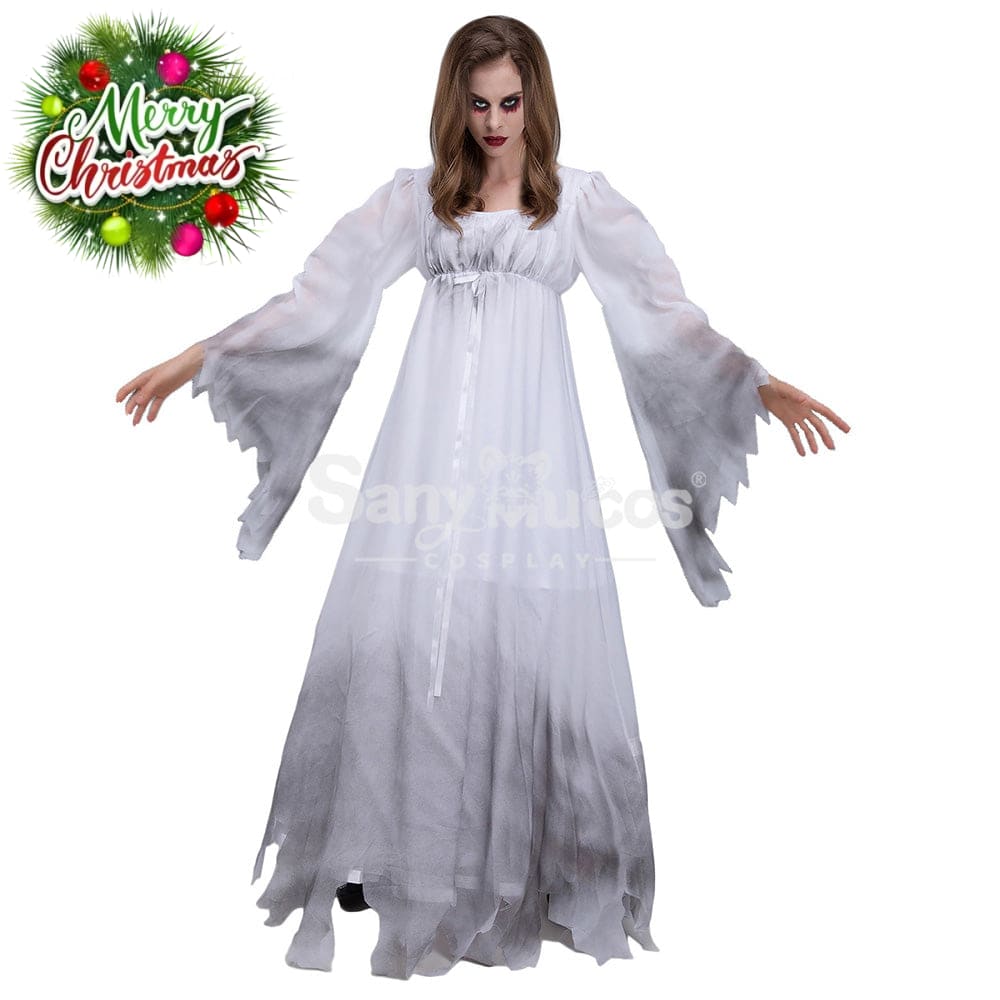 【In Stock】Halloween Cosplay White Ghost Costume Costumes