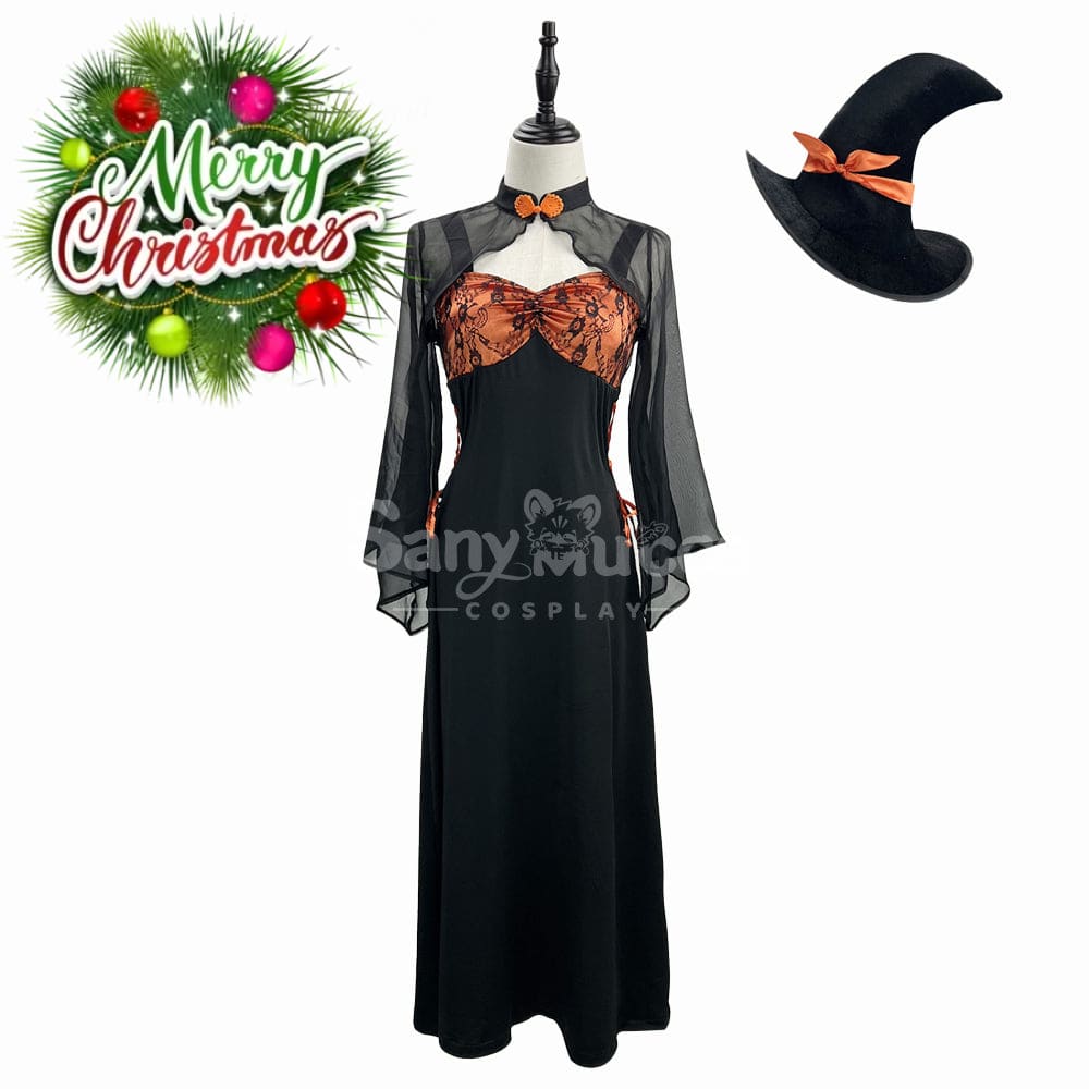 【In Stock】Halloween Cosplay Witch Chinese Style Stage Performance Costume Costumes