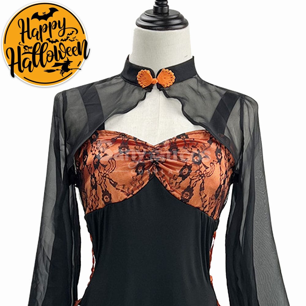 【In Stock】Halloween Cosplay Witch Chinese Style Stage Performance Costume Costumes