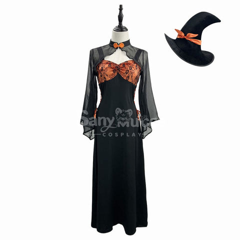 【In Stock】Halloween Cosplay Witch Chinese Style Stage Performance Costume Costumes