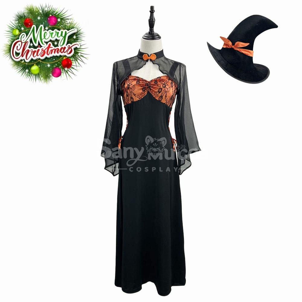 【In Stock】Halloween Cosplay Witch Chinese Style Stage Performance Costume Costumes