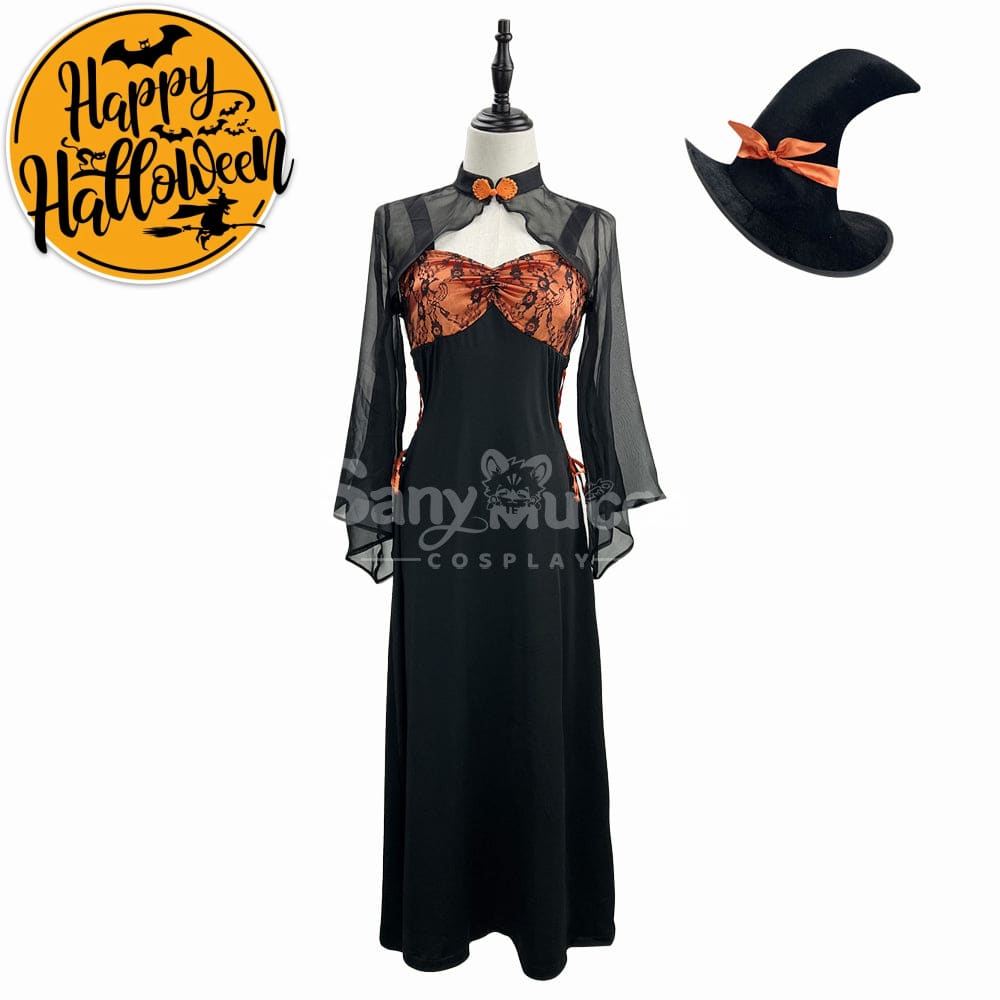 【In Stock】Halloween Cosplay Witch Chinese Style Stage Performance Costume Costumes