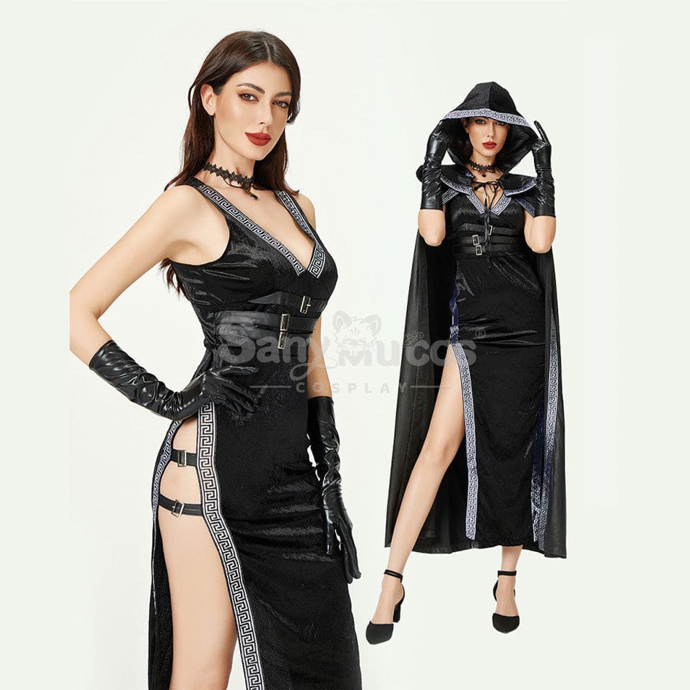 【In Stock】Halloween Cosplay Witch Gothic Style Sexy Dress Stage Performance Costume Costumes