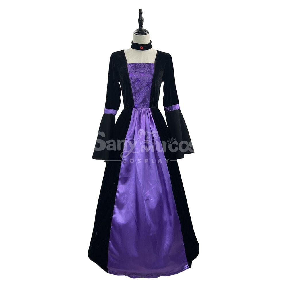 【In Stock】Halloween Cosplay Witch Long Dress Stage Performance Costume Costumes