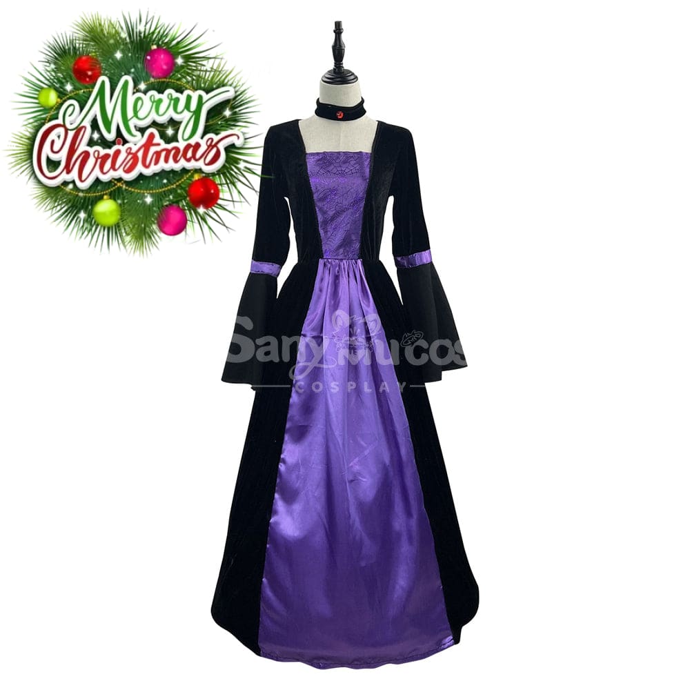 【In Stock】Halloween Cosplay Witch Long Dress Stage Performance Costume Costumes