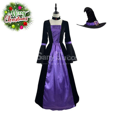 【In Stock】Halloween Cosplay Witch Long Dress Stage Performance Costume Costumes
