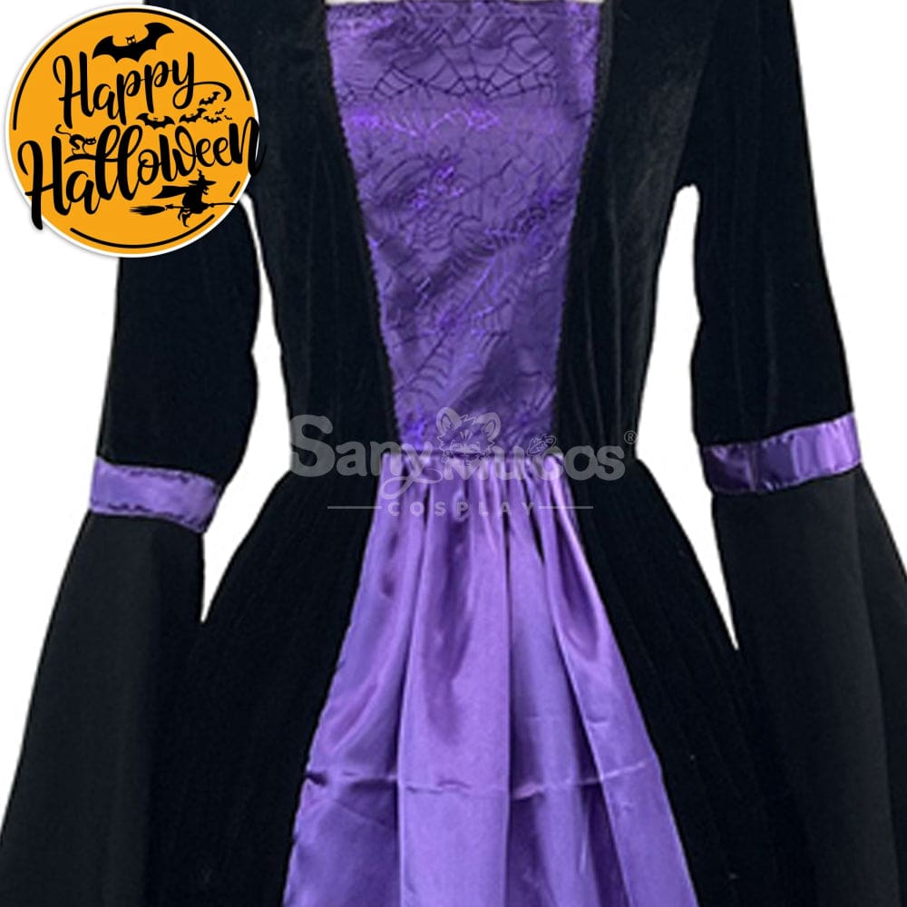 【In Stock】Halloween Cosplay Witch Long Dress Stage Performance Costume Costumes