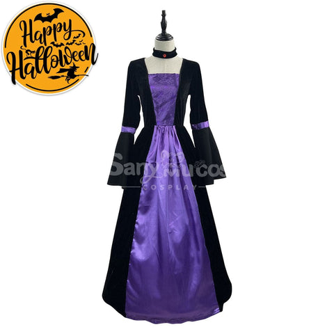 【In Stock】Halloween Cosplay Witch Long Dress Stage Performance Costume Costumes