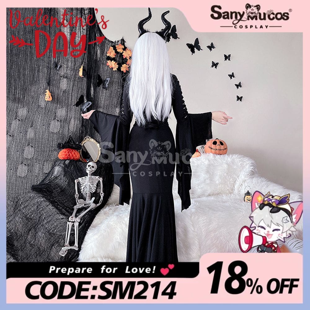 【In Stock】Halloween Cosplay Witch Long Sleeve Dress Stage Performance Costume Costumes