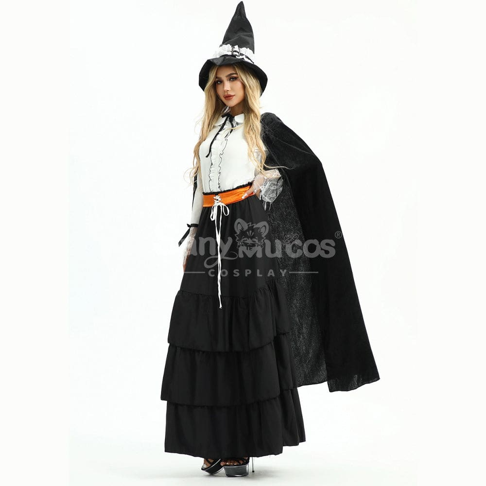 【In Stock】Halloween Cosplay Witch Magic Robe Stage Performance Costume Costumes