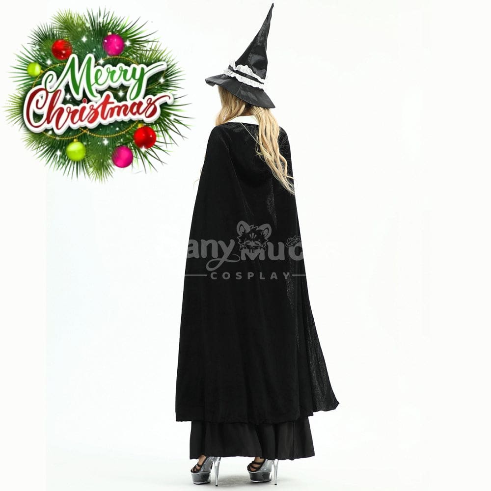 【In Stock】Halloween Cosplay Witch Magic Robe Stage Performance Costume Costumes