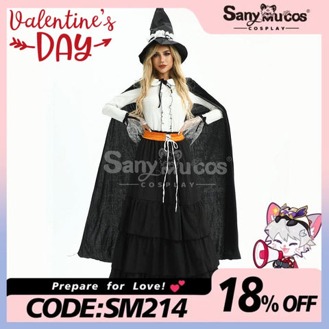 【In Stock】Halloween Cosplay Witch Magic Robe Stage Performance Costume Costumes