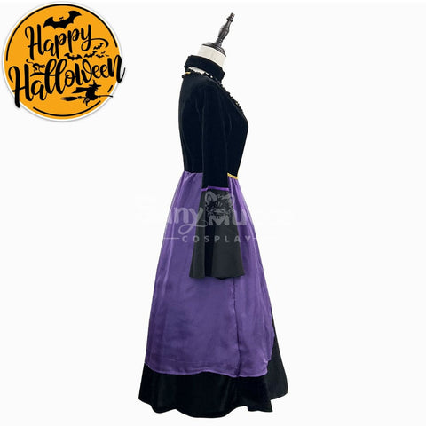 【In Stock】Halloween Cosplay Witch Purple Dress Stage Performance Costume Costumes