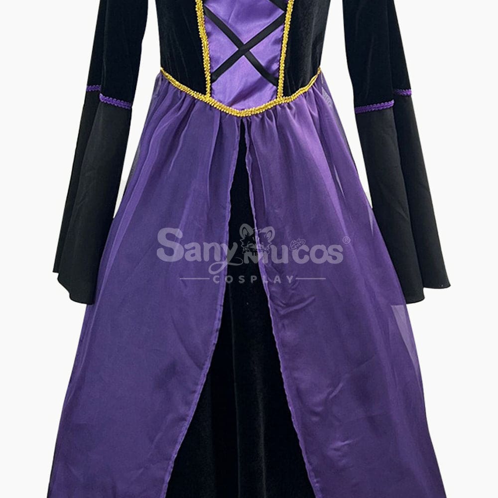 【In Stock】Halloween Cosplay Witch Purple Dress Stage Performance Costume Costumes