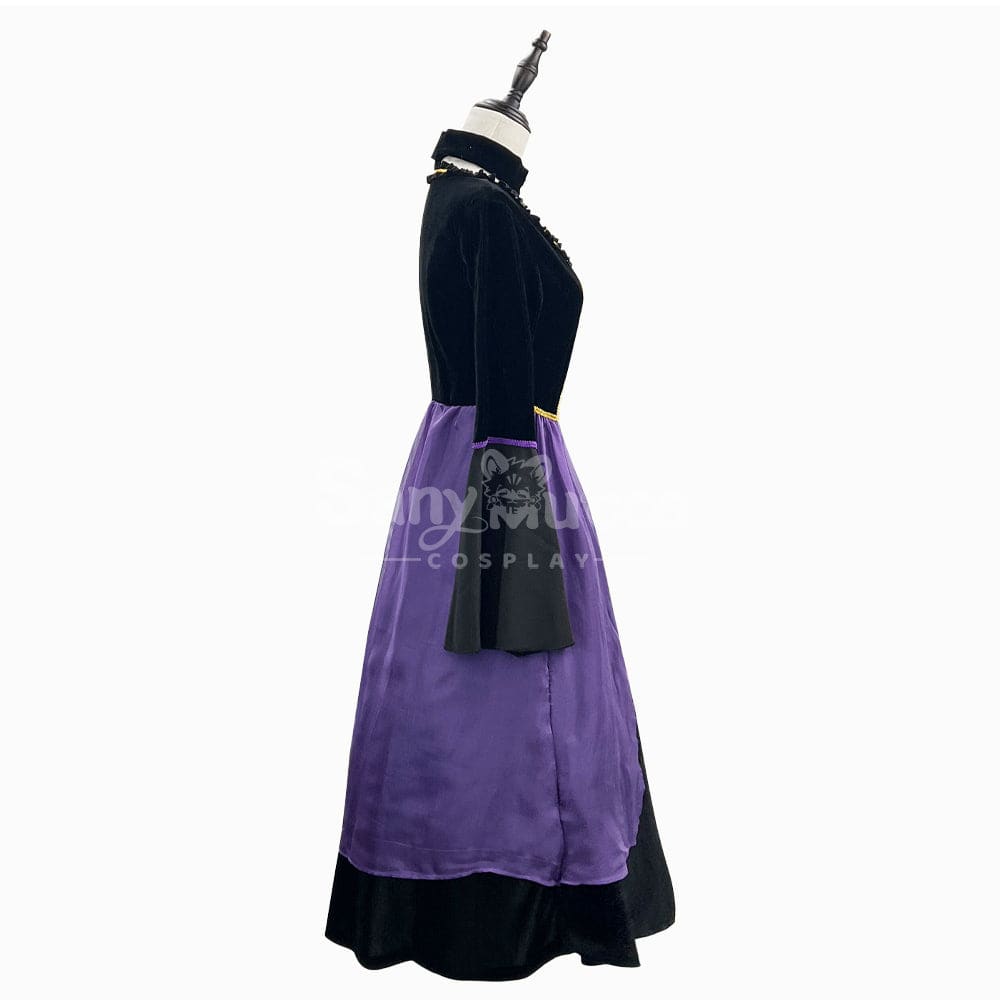 【In Stock】Halloween Cosplay Witch Purple Dress Stage Performance Costume Costumes