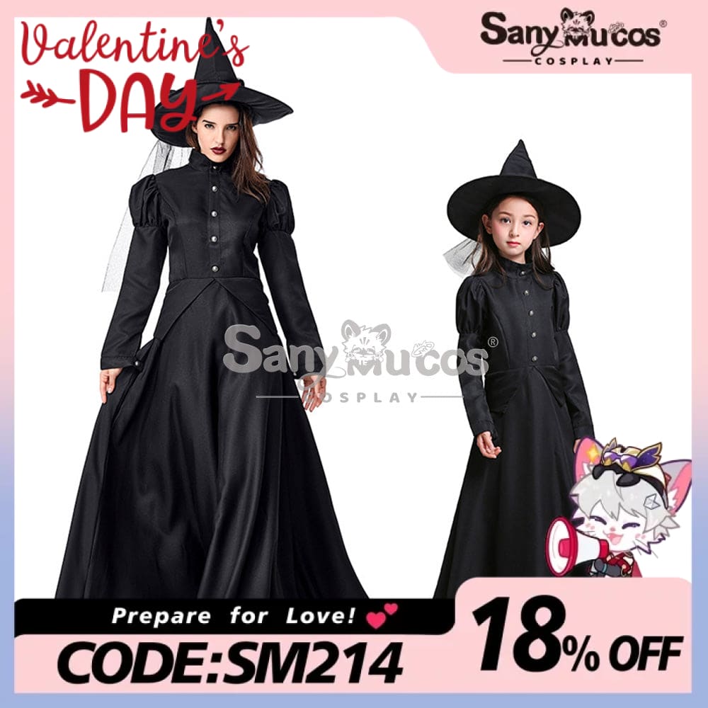 【In Stock】Halloween Cosplay Witches Costume Family Edition Costumes