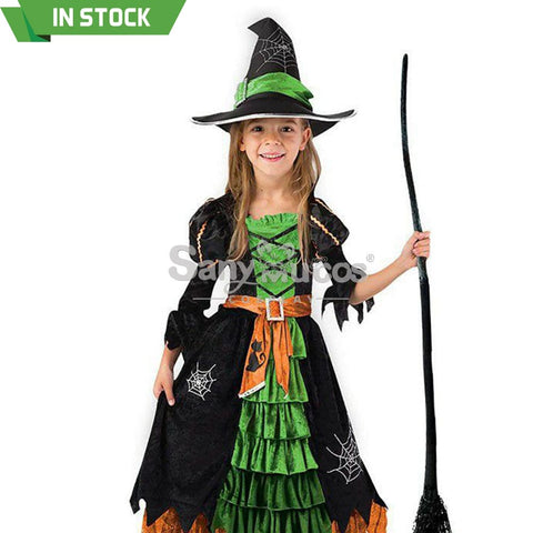 【In Stock】Halloween Cosplay Witches Costume Kid Size Costumes