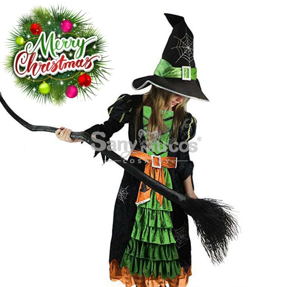 【In Stock】Halloween Cosplay Witches Costume Kid Size Costumes