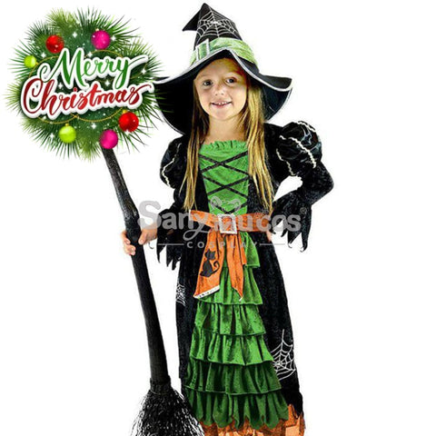 【In Stock】Halloween Cosplay Witches Costume Kid Size Costumes