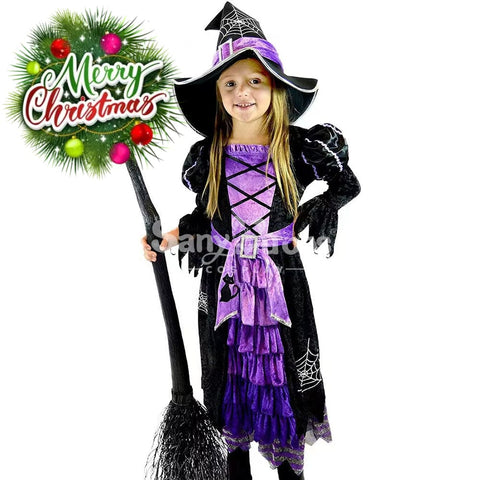 【In Stock】Halloween Cosplay Witches Costume Kid Size Costumes