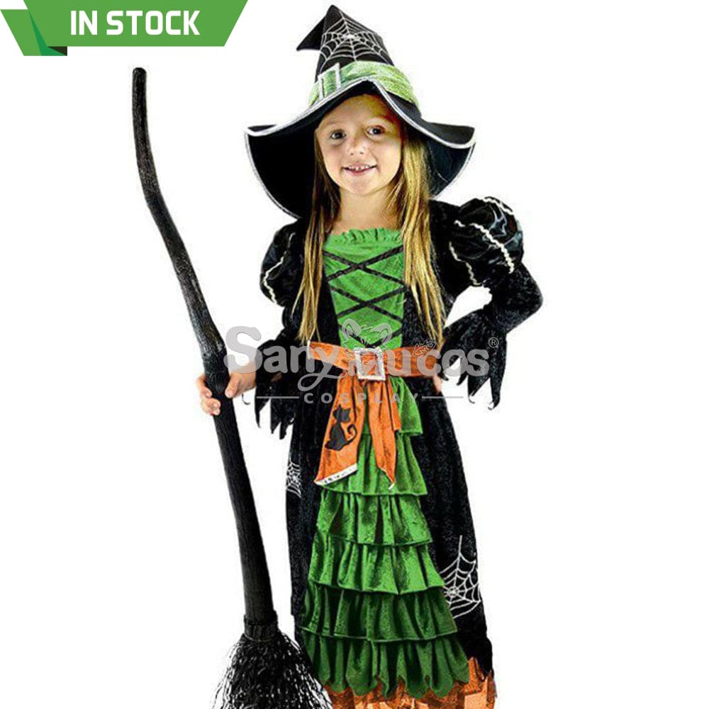 【In Stock】Halloween Cosplay Witches Costume Kid Size Costumes