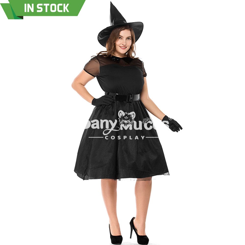 【In Stock】Halloween Cosplay Witches Costume Plus Size Costumes