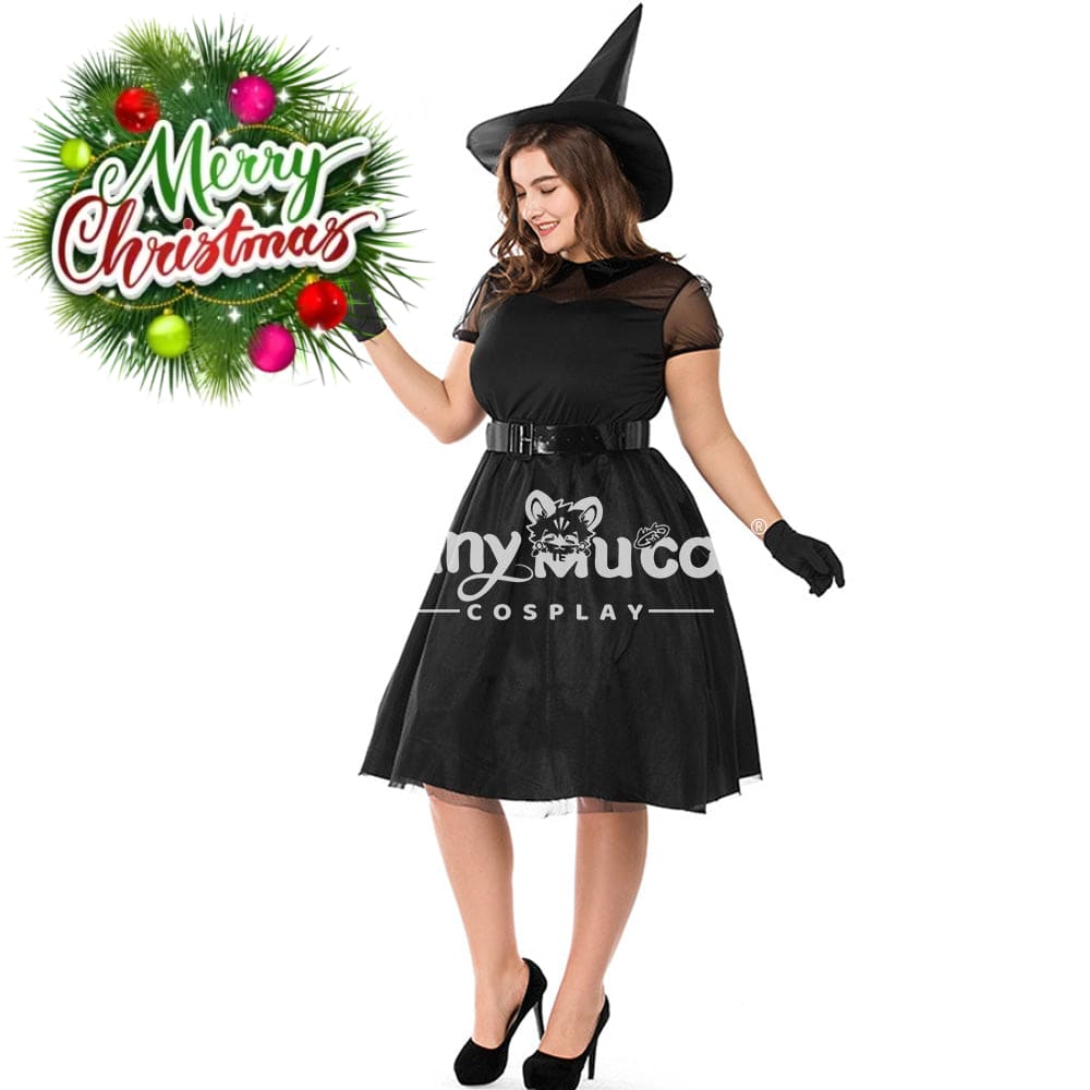 【In Stock】Halloween Cosplay Witches Costume Plus Size Costumes