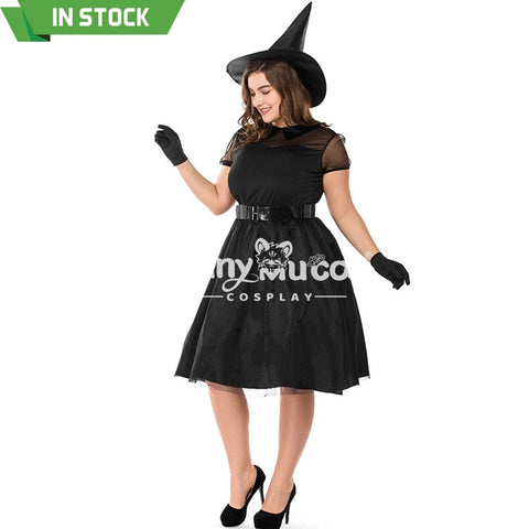 【In Stock】Halloween Cosplay Witches Costume Plus Size Costumes