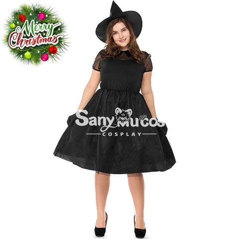 【In Stock】Halloween Cosplay Witches Costume Plus Size Costumes