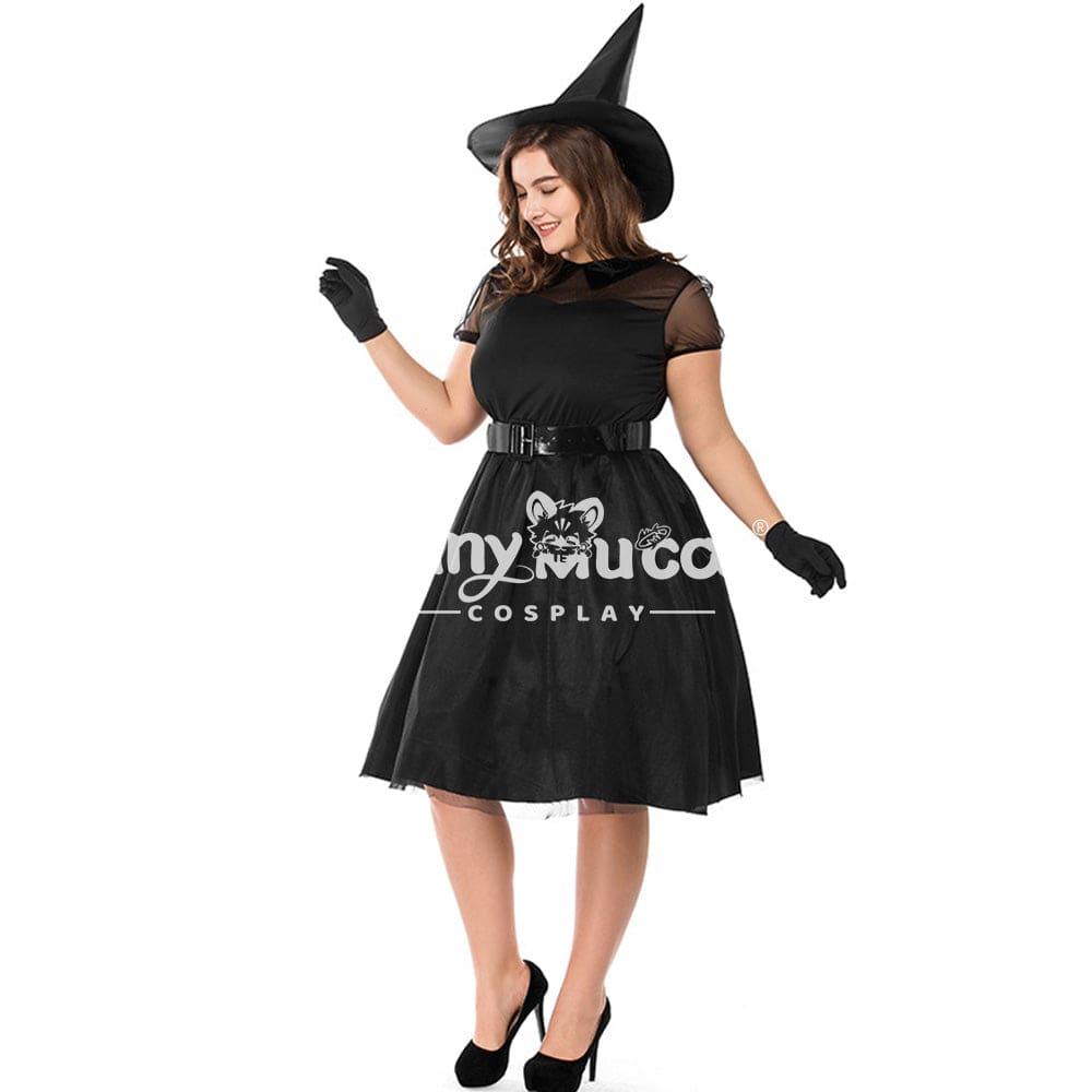 【In Stock】Halloween Cosplay Witches Costume Plus Size Costumes