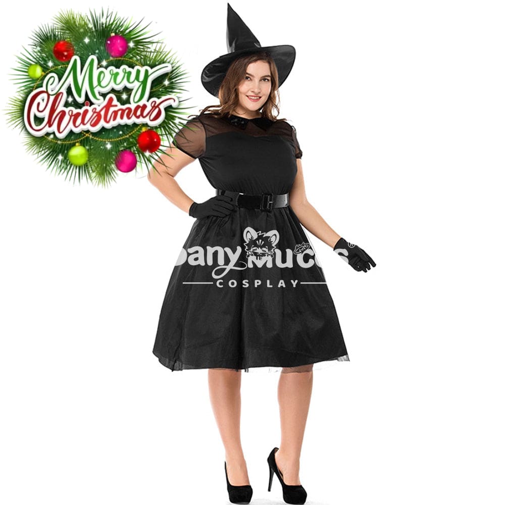 【In Stock】Halloween Cosplay Witches Costume Plus Size Costumes