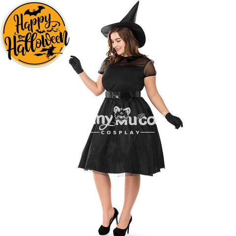 【In Stock】Halloween Cosplay Witches Costume Plus Size Costumes