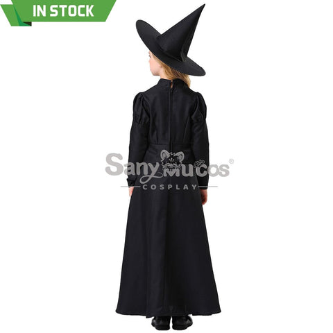 【In Stock】Halloween Cosplay Witches Long Dress Costume Kid Size Costumes