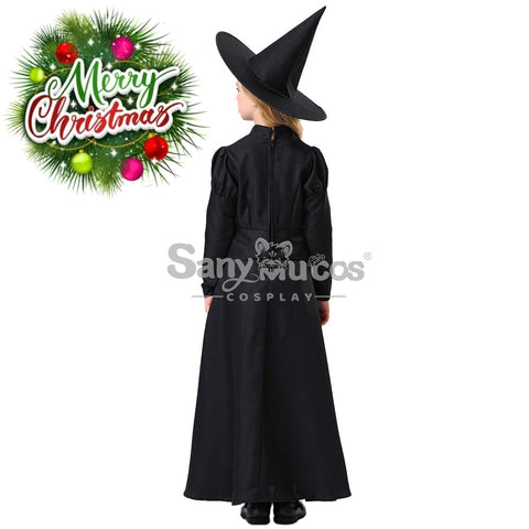 【In Stock】Halloween Cosplay Witches Long Dress Costume Kid Size Costumes