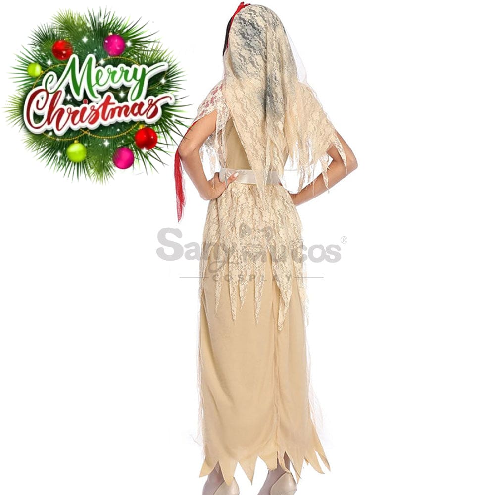 【In Stock】Halloween Cosplay Zombie Ghost Wife Costume Costumes