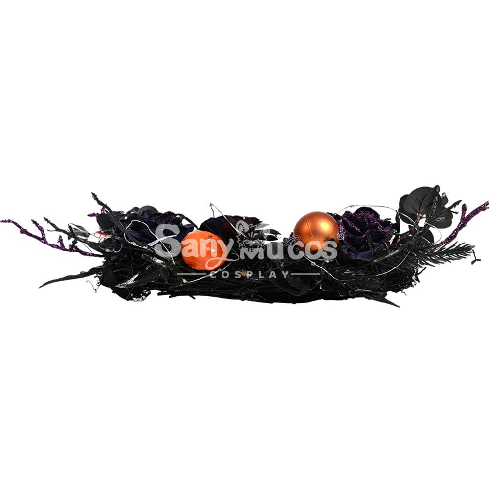 【In Stock】Halloween Decoration Spider Web Wreath Cosplay Prop