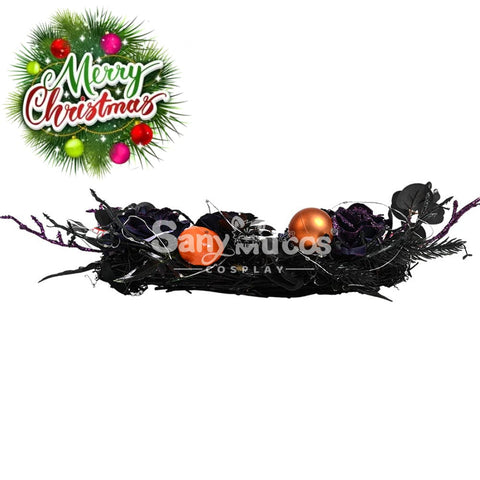 【In Stock】Halloween Decoration Spider Web Wreath Cosplay Prop