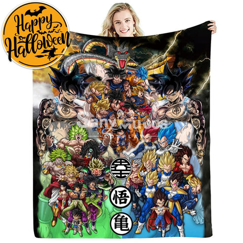 【In Stock】Halloween Props Dragon Ball Blanket 75*100Cm / #4 Cosplay Prop