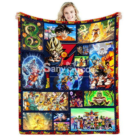 【In Stock】Halloween Props Dragon Ball Blanket 75*100Cm / #7 Cosplay Prop