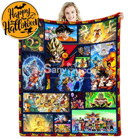 【In Stock】Halloween Props Dragon Ball Blanket 75*100Cm / #7 Cosplay Prop