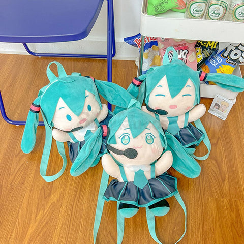 【In Stock】Hatsune Miku Cosplay Doll Backpack Prop