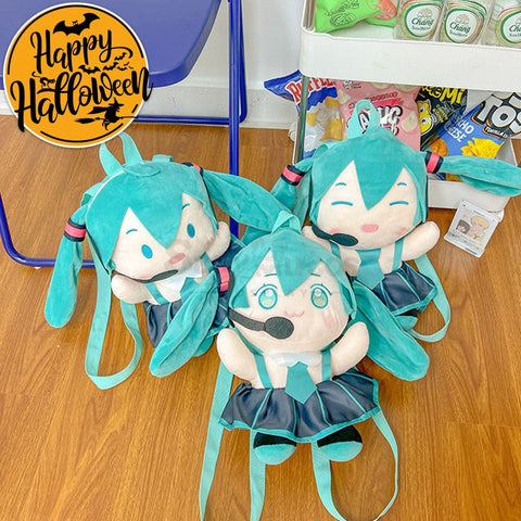 【In Stock】Hatsune Miku Cosplay Doll Backpack Prop