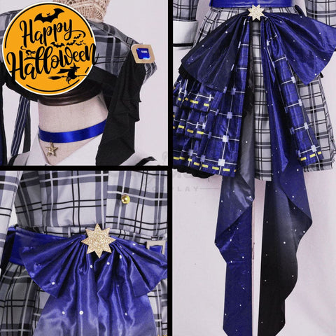 【In Stock】Hololive Vtuber Cosplay Hoshimati Suisei Costume Plus Size Costumes